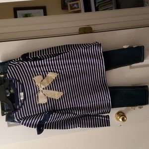 Shirt and Jean SET Crown & Ivy, Sz XL